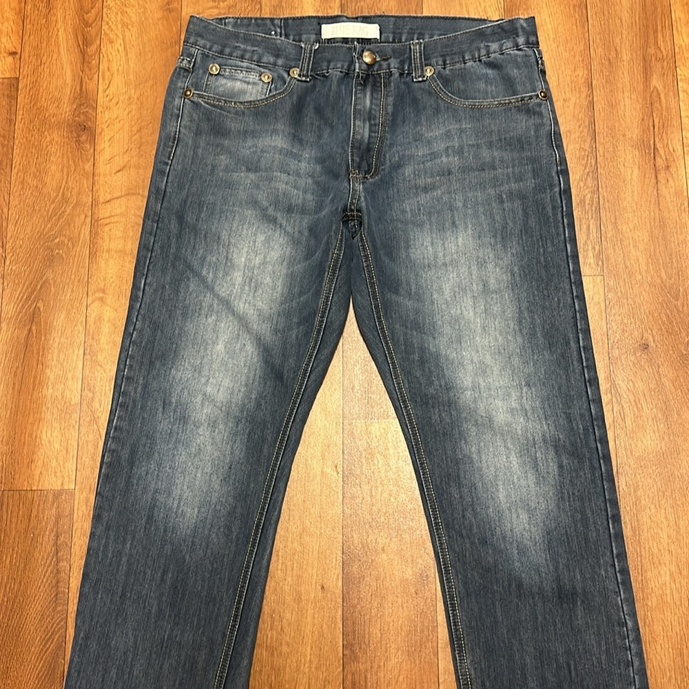 Blue Rag Straight Fit Jeans. - Picture 2 of 5